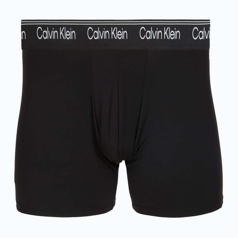 Herrenboxershorts Calvin Klein LV00NB4410 Brief black w/bronze flash wb/black/oliv 4