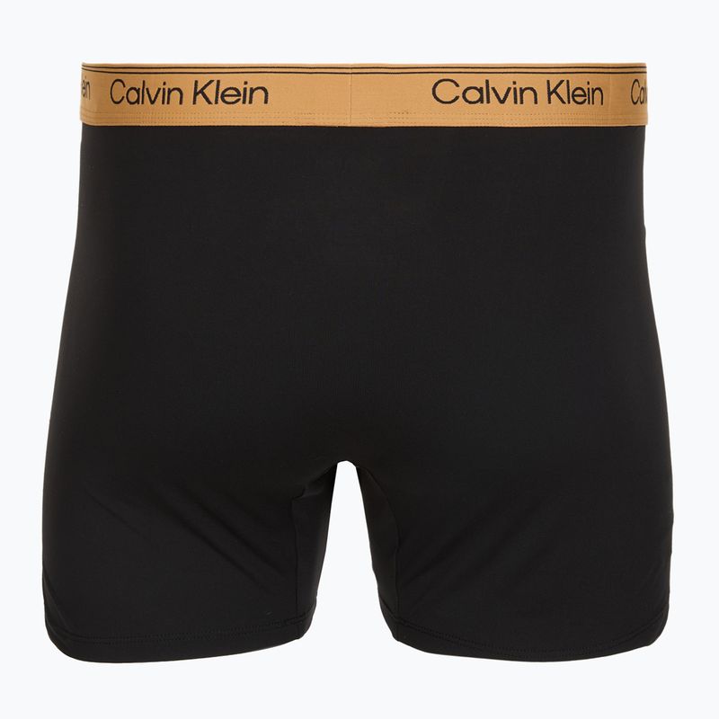 Herrenboxershorts Calvin Klein LV00NB4410 Brief black w/bronze flash wb/black/oliv 5
