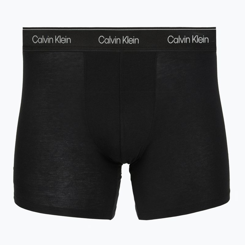 Herrenboxershorts Calvin Klein LV00NB4576 Boxer Brief black/goji berry/black 3