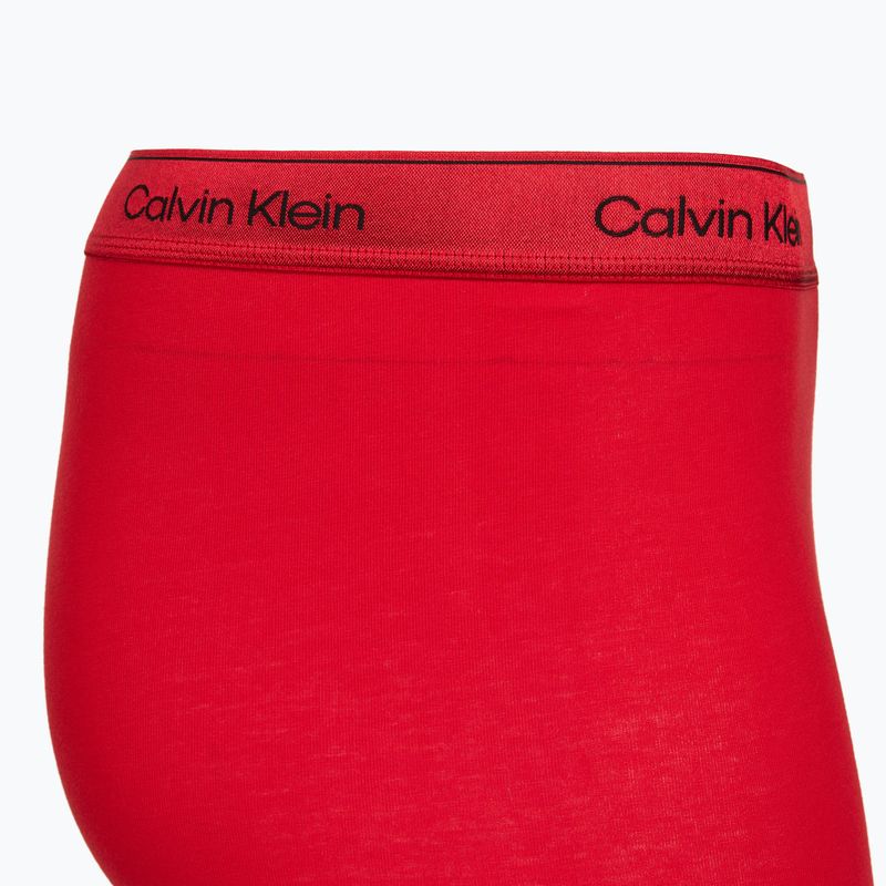 Herrenboxershorts Calvin Klein LV00NB4576 Boxer Brief black/goji berry/black 5