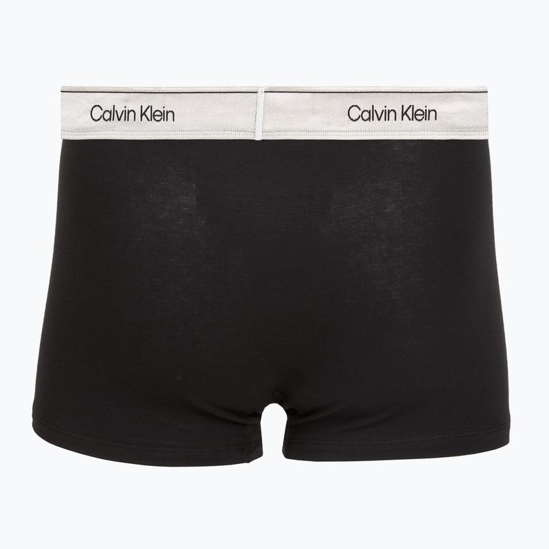 Herrenboxershorts Calvin Klein LV00NB4730 Trunk black w/ silver haze wbs 2