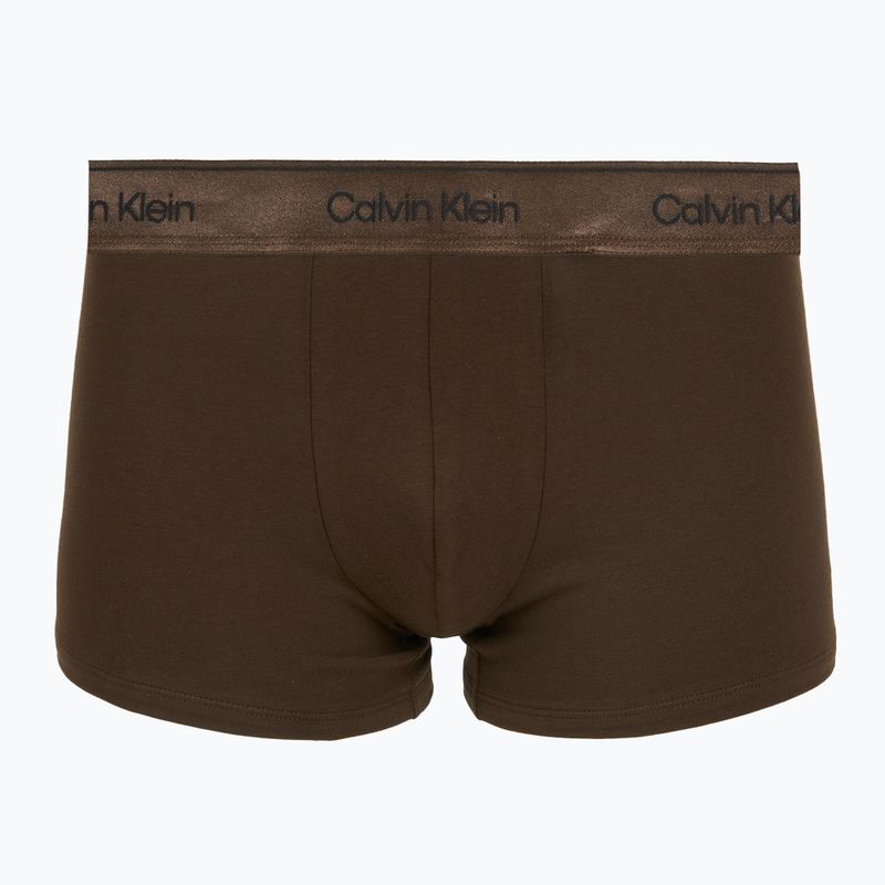 Herrenboxershorts Calvin Klein LV00NB4575 Trunk black/brown cork/river sand 3
