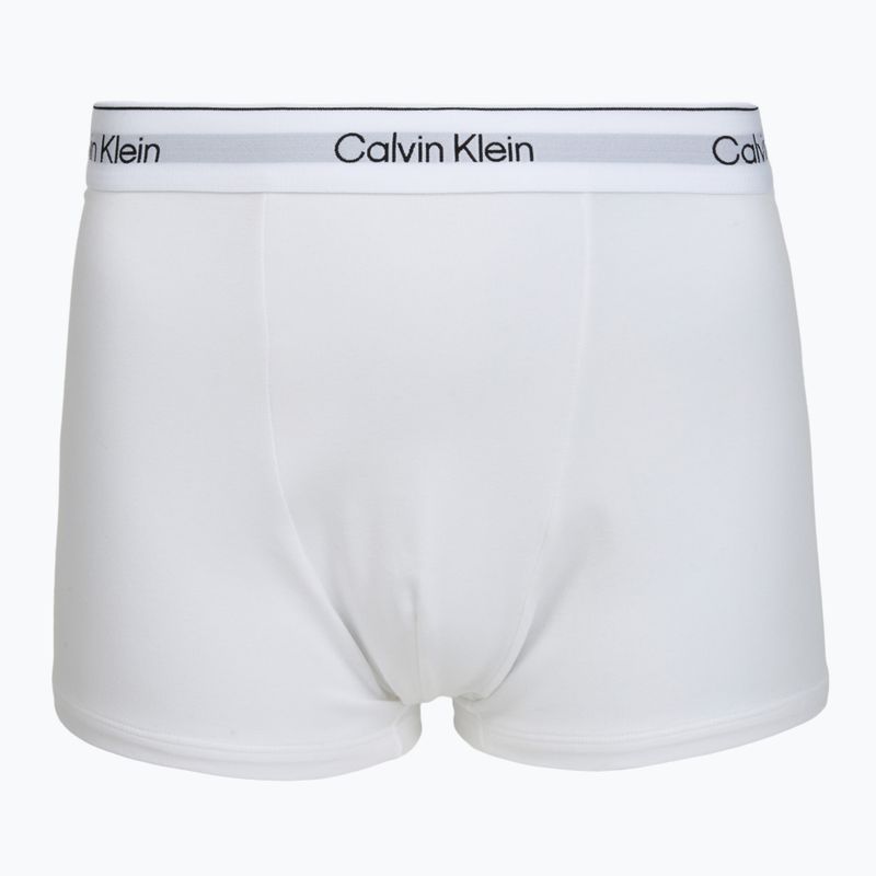 Herrenboxershorts Calvin Klein LV00NB4437 Relaxed Fit Trunk grey heather/black/classic white 2