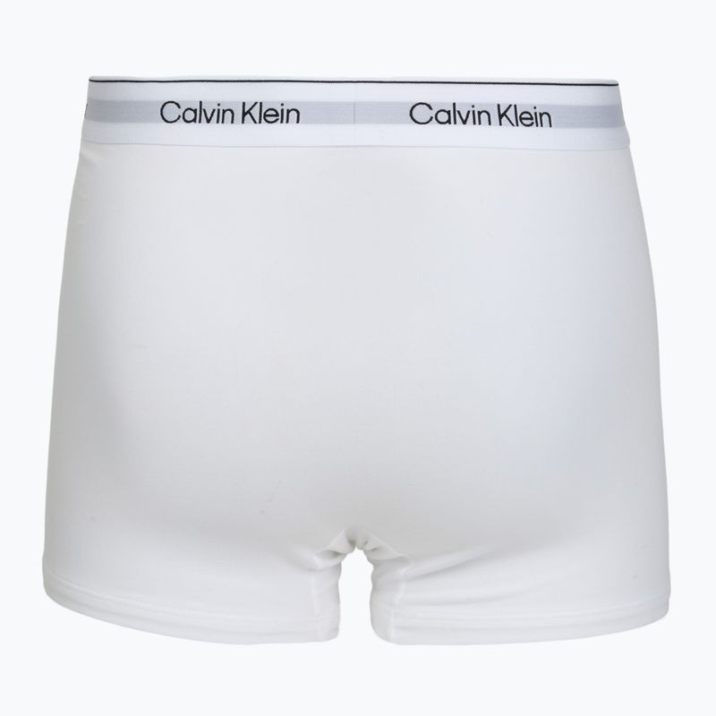 Herrenboxershorts Calvin Klein LV00NB4437 Relaxed Fit Trunk grey heather/black/classic white 3