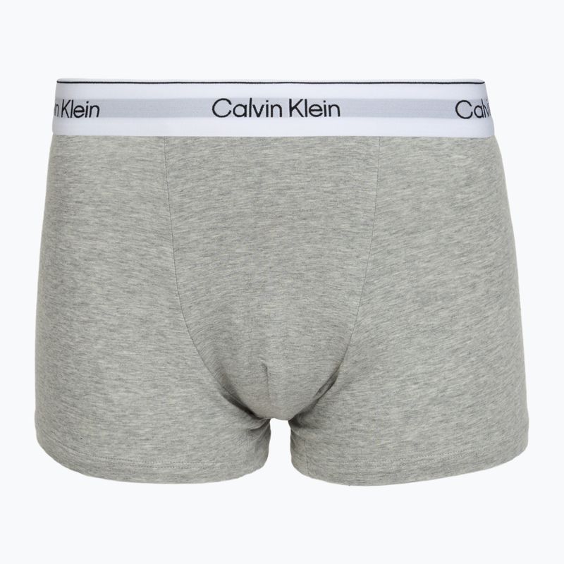 Herrenboxershorts Calvin Klein LV00NB4437 Relaxed Fit Trunk grey heather/black/classic white 5