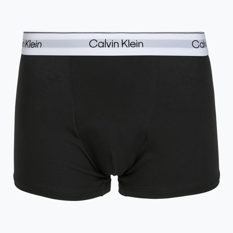Herrenboxershorts Calvin Klein LV00NB4437 Relaxed Fit Trunk grey heather/black/classic white 6