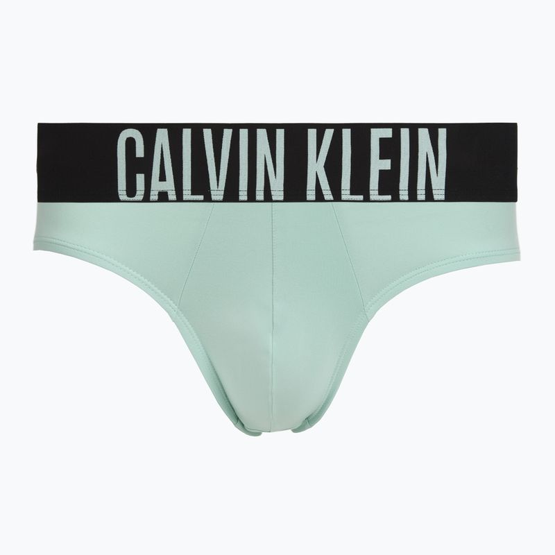 Herren-Slips Calvin Klein 000NB3610A Hip Brief black/goji berry/aqua blue 2