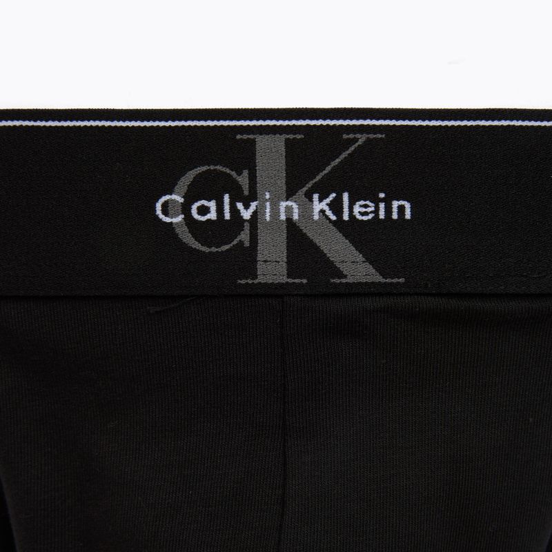 Herren-Slips Calvin Klein LV00NB4644 Jock Strap black bodies w/ granite gray/poseid 6