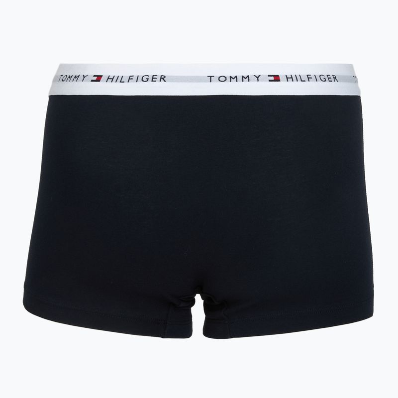 Herrenboxershorts Tommy Hilfiger Trunk WB 3 pack nb//white/orna green/utility olive 5