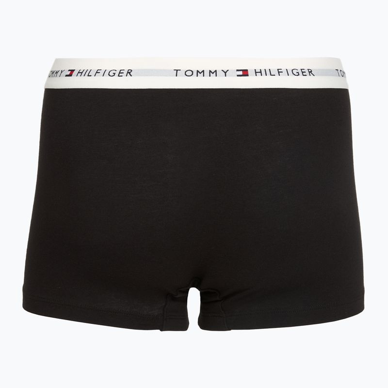 Herrenboxershorts Tommy Hilfiger Trunk WB 3 pack nb//opu blu/orna green/ivory silk 5