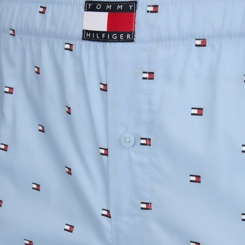 Herrenboxershorts Tommy Hilfiger Woven Boxer Print 3 pack chambray flag/carb navy/c navy flag 7