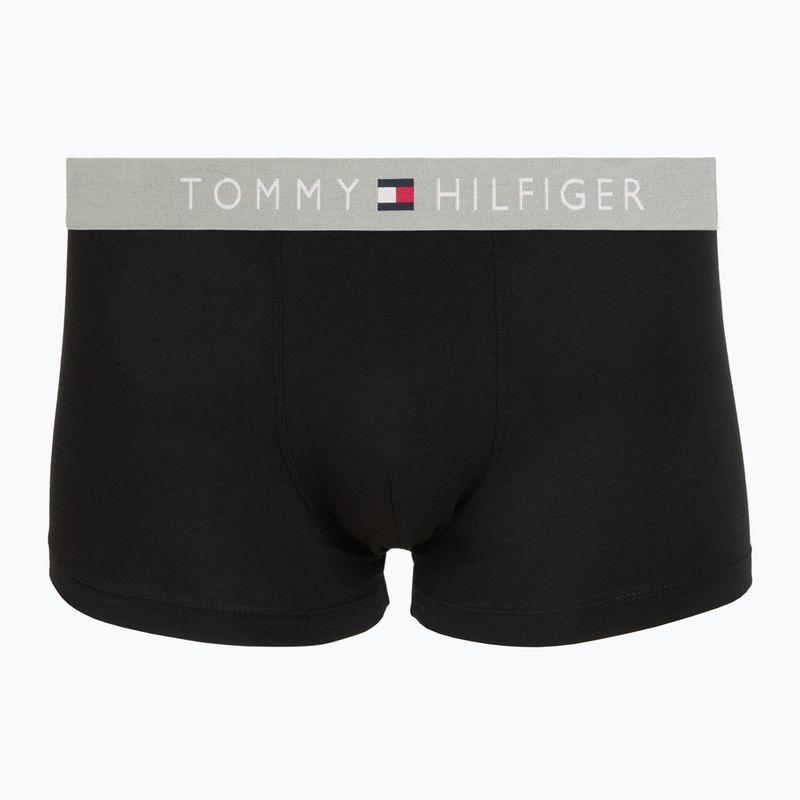 Herrenboxershorts Tommy Hilfiger Trunk black/ant silver/ves blue/opu bl/haz te 3