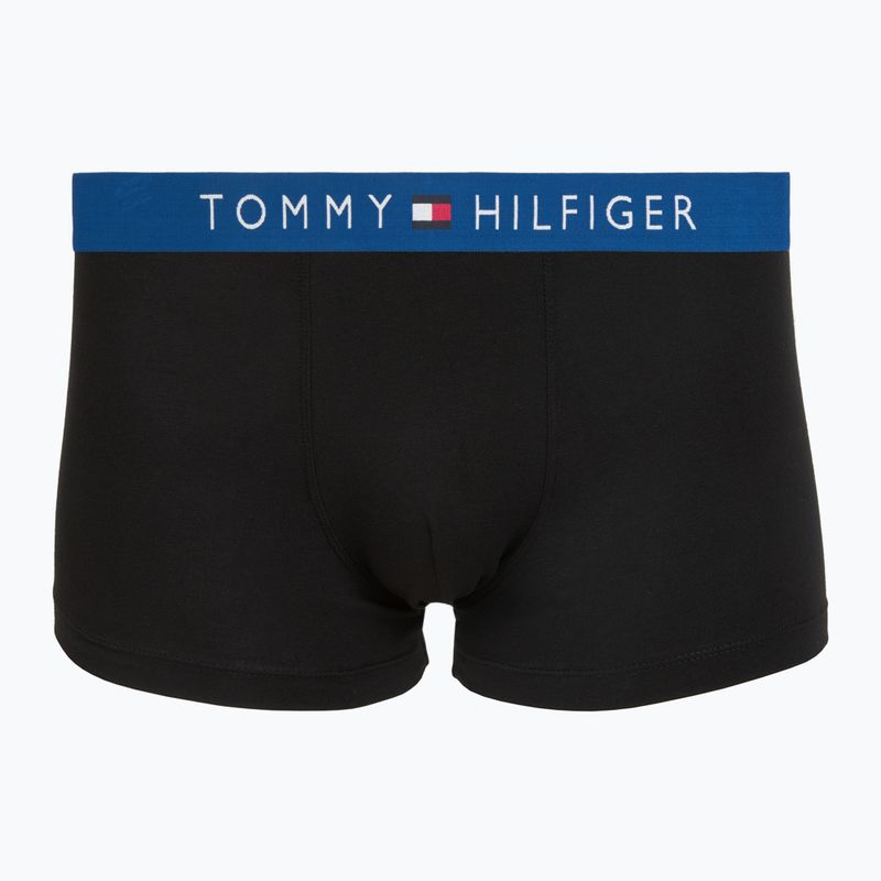 Herrenboxershorts Tommy Hilfiger Trunk black/ant silver/ves blue/opu bl/haz te 5