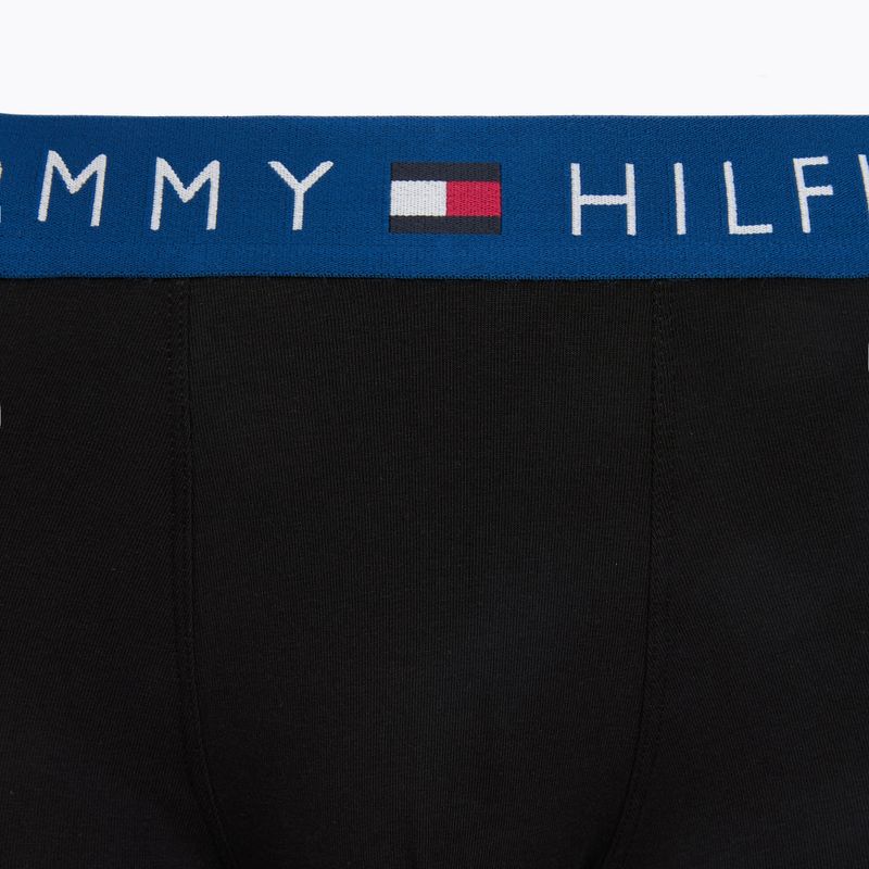 Herrenboxershorts Tommy Hilfiger Trunk black/ant silver/ves blue/opu bl/haz te 8