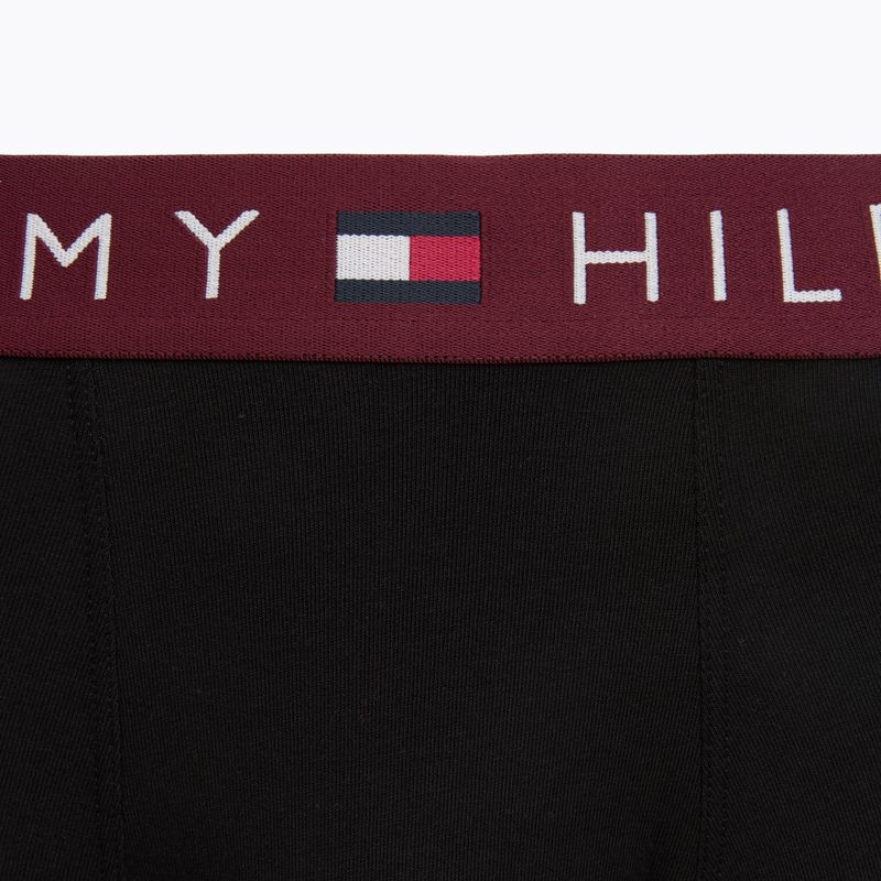 Herrenboxershorts Tommy Hilfiger Trunk WB 3 pack medium red/rasp juice/burgundy 6