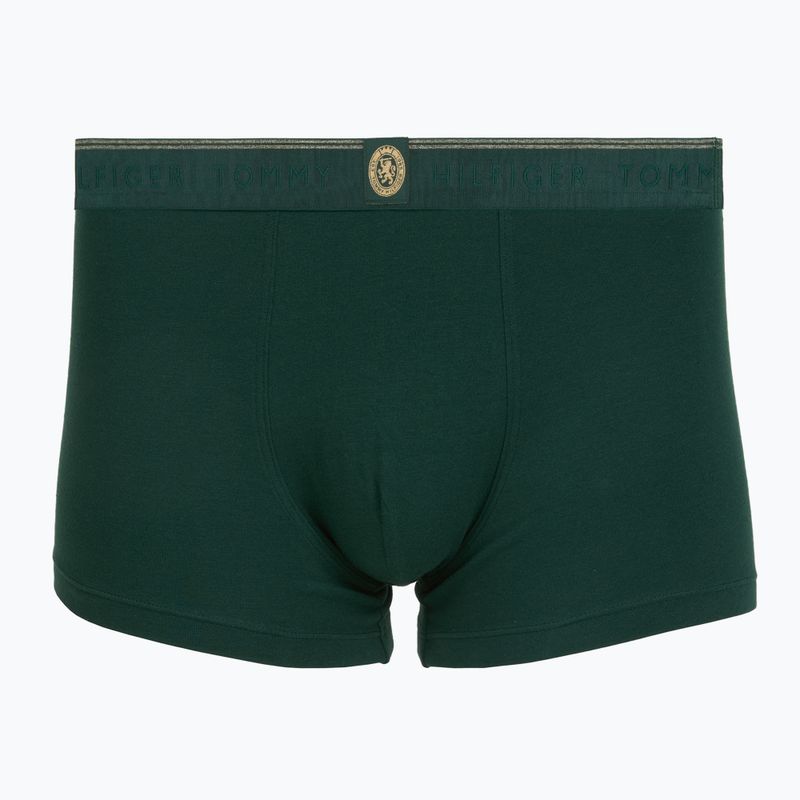 Herrenboxershorts Tommy Hilfiger Trunk 3 pack navy blue/nocturnal green/burgundy 3
