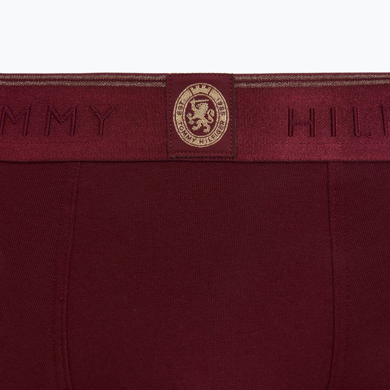 Herrenboxershorts Tommy Hilfiger Trunk 3 pack navy blue/nocturnal green/burgundy 6