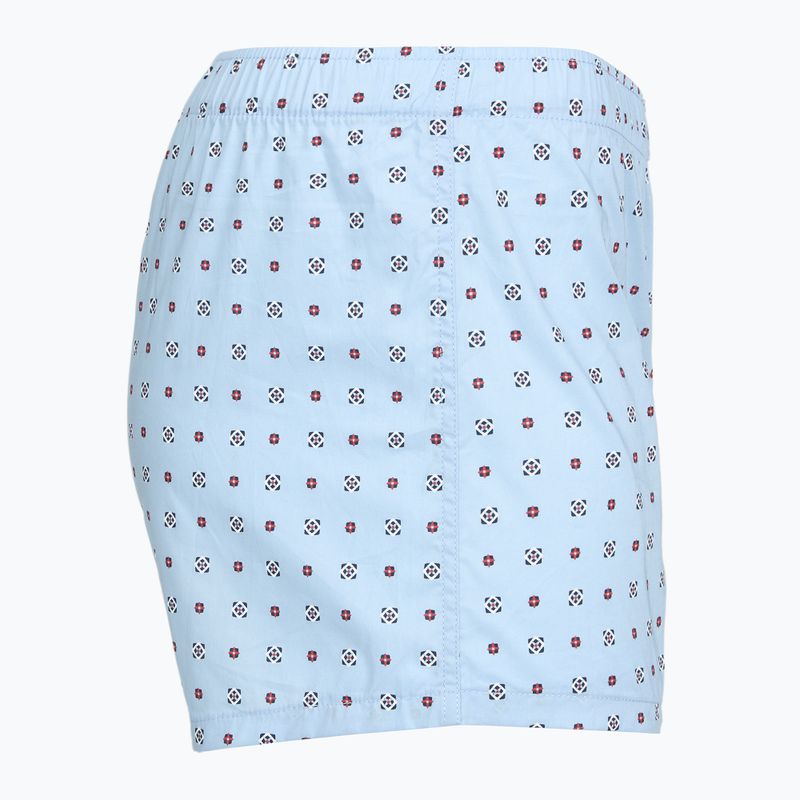 Herrenboxershorts Tommy Hilfiger Woven Boxer Print 3 pack rwb foulard/med red/rwb w chck 6