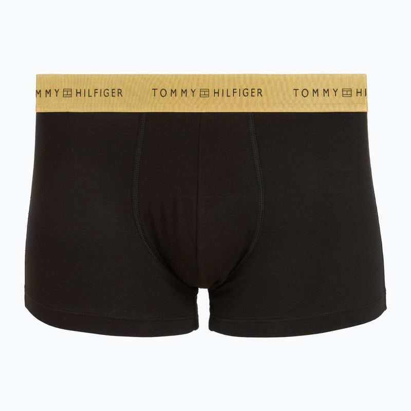 Herrenboxershorts Tommy Hilfiger Trunk Metallic gold/burgundy/green 2