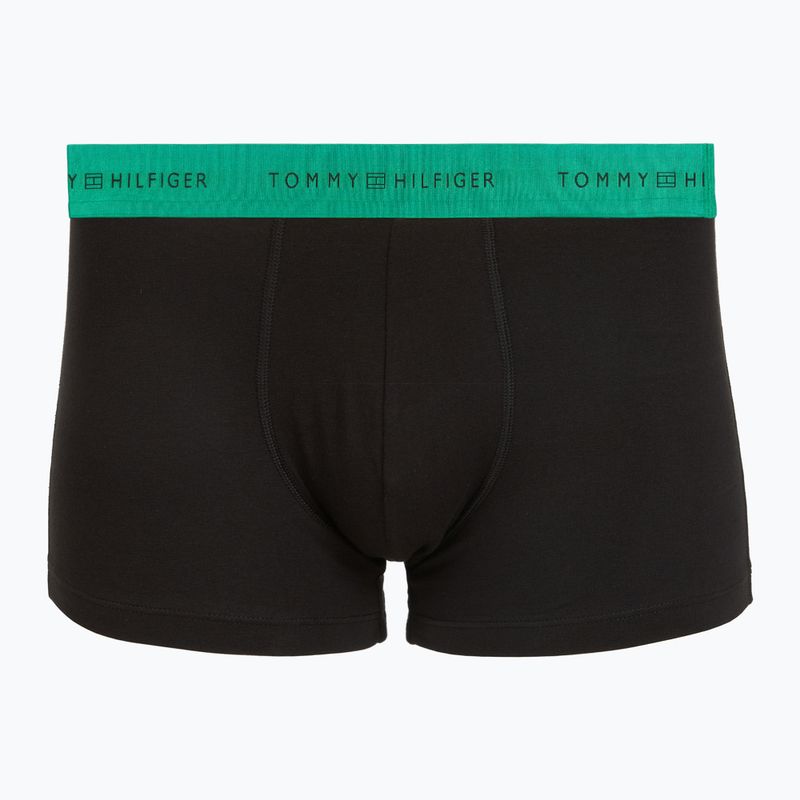 Herrenboxershorts Tommy Hilfiger Trunk Metallic gold/burgundy/green 3