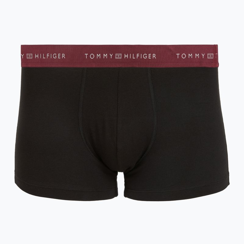 Herrenboxershorts Tommy Hilfiger Trunk Metallic gold/burgundy/green 4