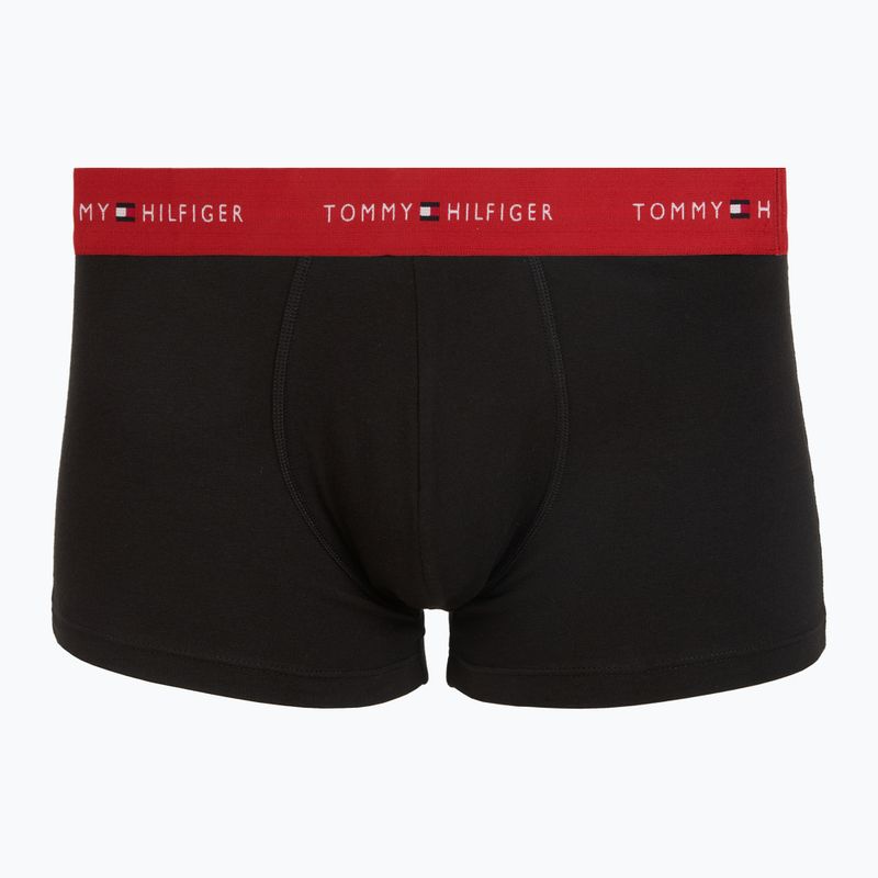 Herrenboxershorts Tommy Hilfiger Trunk WB 7 pack black/whit/lava/sky blue/navy blue/ter red/ut ol 5
