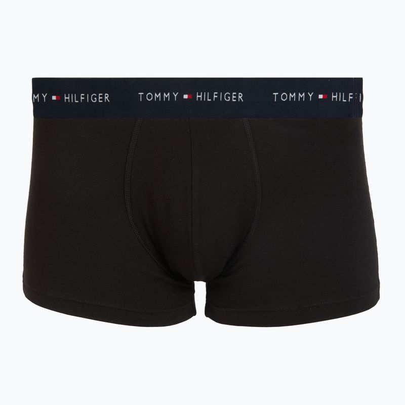 Herrenboxershorts Tommy Hilfiger Trunk WB 7 pack black/whit/lava/sky blue/navy blue/ter red/ut ol 7