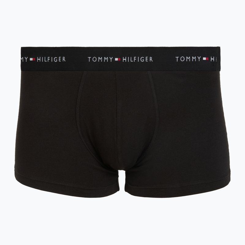 Herrenboxershorts Tommy Hilfiger Trunk WB 7 pack black/whit/lava/sky blue/navy blue/ter red/ut ol 8