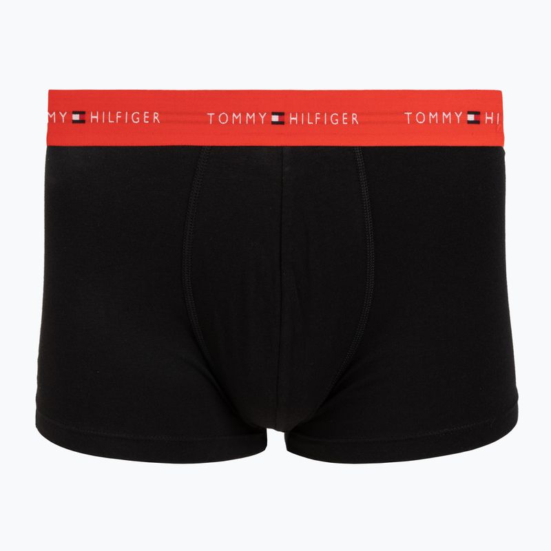 Herrenboxershorts Tommy Hilfiger Trunk WB 5 pack black/fr red/bon pk/als green/no blue 3