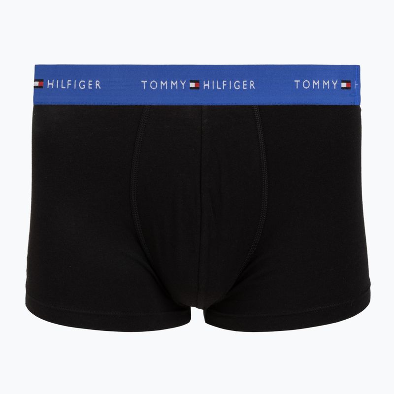 Herrenboxershorts Tommy Hilfiger Trunk WB 5 pack black/fr red/bon pk/als green/no blue 4