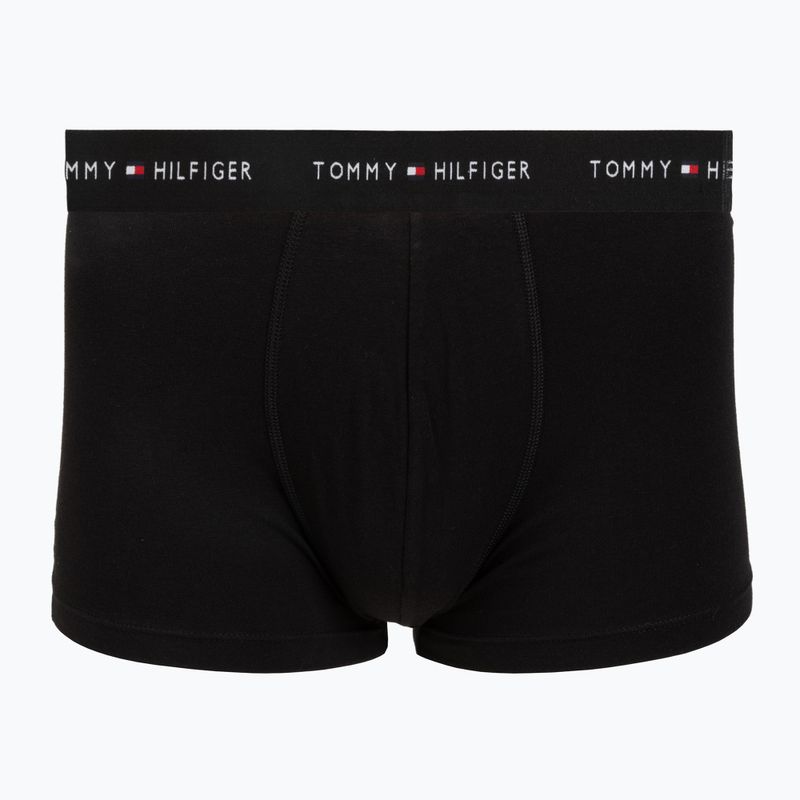 Herrenboxershorts Tommy Hilfiger Trunk WB 5 pack black/fr red/bon pk/als green/no blue 6