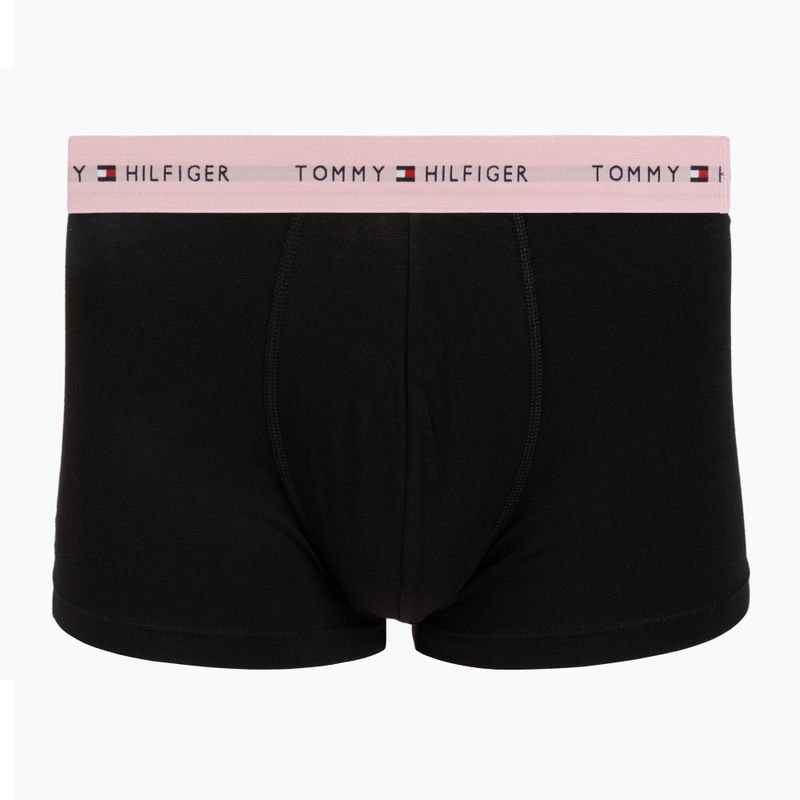 Herrenboxershorts Tommy Hilfiger Trunk WB 3 pack utility sage/black/bonita pink 2