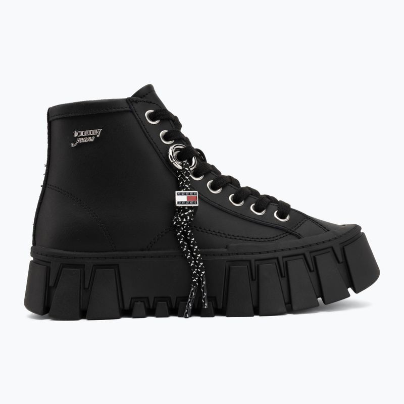 Damen-Schuhe Tommy Jeans Platform Sneaker Leather Mc black 2