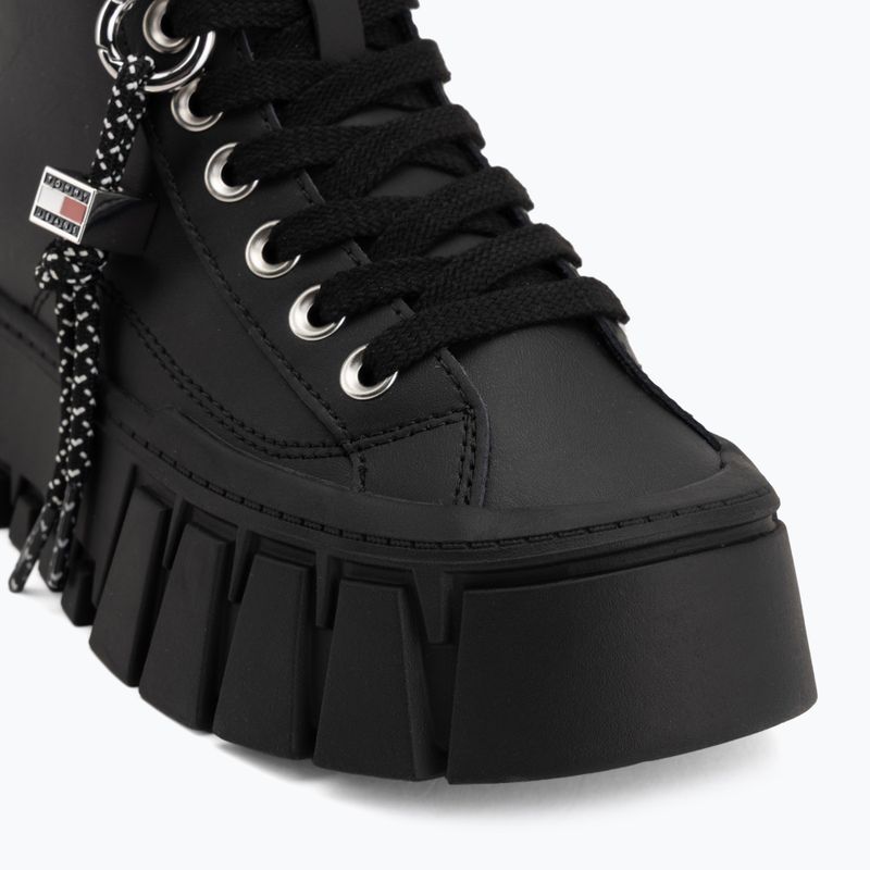 Damen-Schuhe Tommy Jeans Platform Sneaker Leather Mc black 7