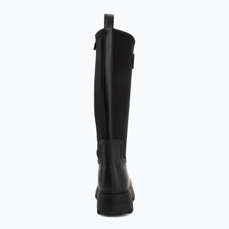 Gummistiefel für Damen Tommy Hilfiger Stamp Warm Knee black 6