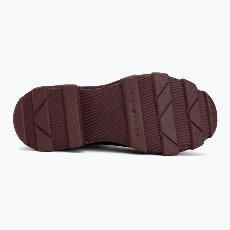 Gummistiefel für Damen Tommy Hilfiger Stamp Warm Ankle oxblood 4