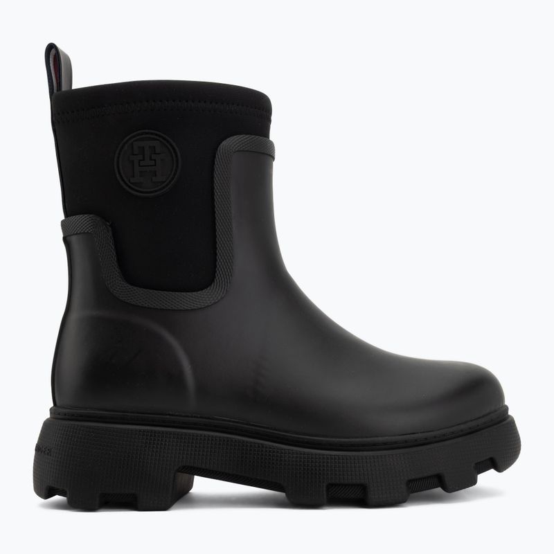 Gummistiefel für Damen Tommy Hilfiger Stamp Warm Ankle black 2