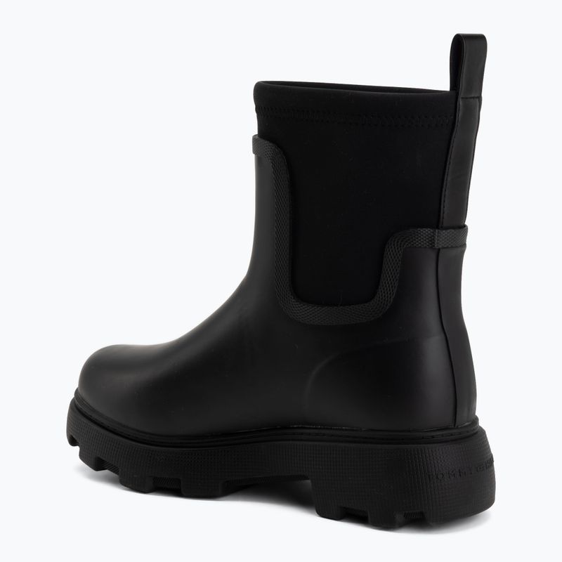 Gummistiefel für Damen Tommy Hilfiger Stamp Warm Ankle black 3
