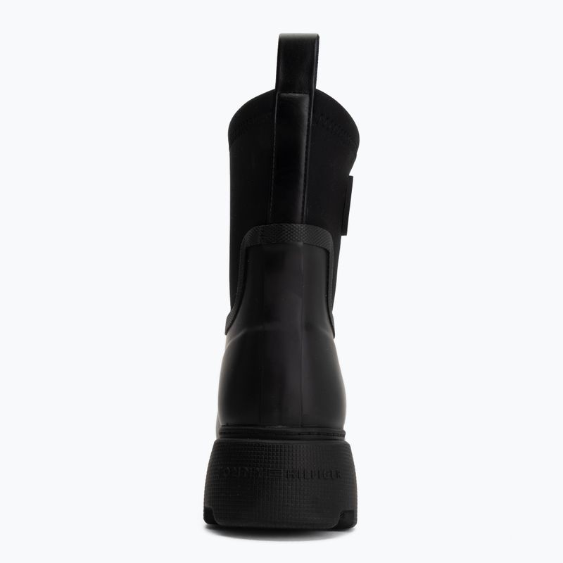 Gummistiefel für Damen Tommy Hilfiger Stamp Warm Ankle black 6