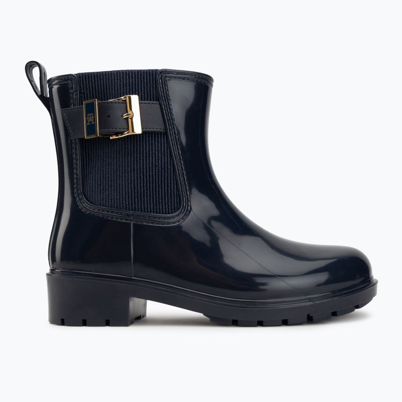 Gummistiefel für Damen Tommy Hilfiger Buckle Glossy Ankle space blue 2