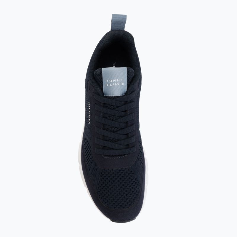 Herren Schuhe Tommy Hilfiger Light Knitted navy blue 5