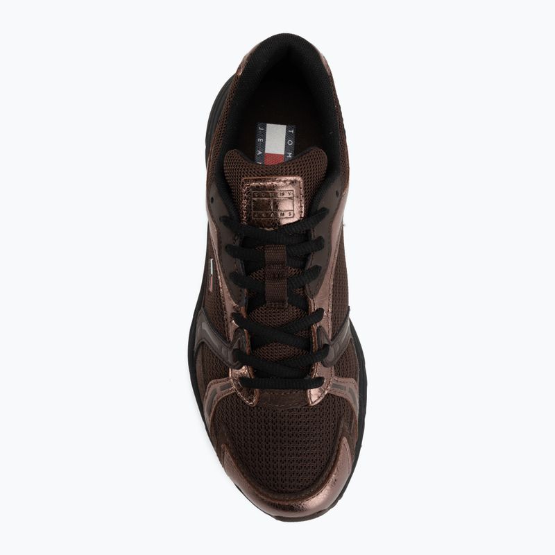 Damen-Schuhe Tommy Hilfiger TJW Modern Runner Metallics fondant brown 5