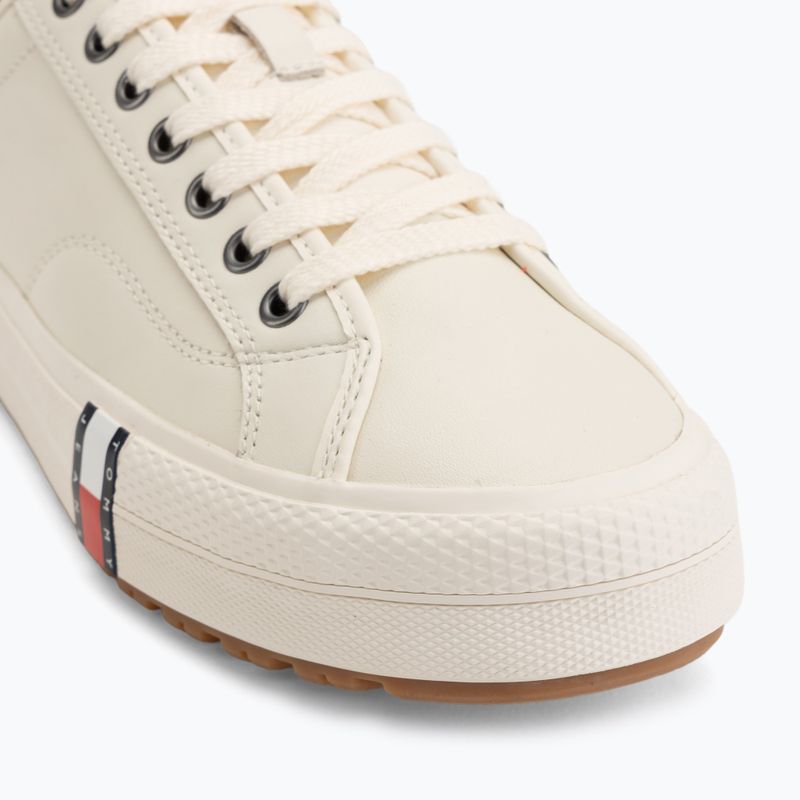 Herren Schuhe Tommy Hilfiger Archive Y2K Cleat Leather ivory petal/velvet green 7