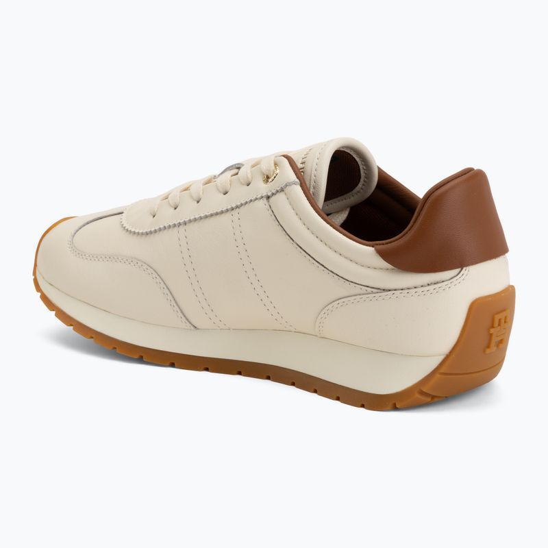 Damen-Schuhe Tommy Hilfiger Th Premium Casual Runner beige allover 06 3