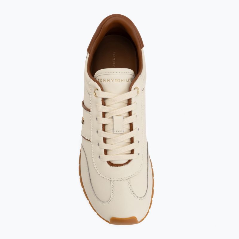 Damen-Schuhe Tommy Hilfiger Th Premium Casual Runner beige allover 06 5