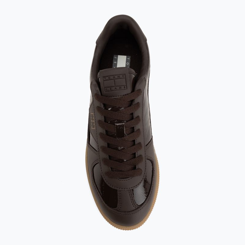 Damen-Schuhe Tommy Hilfiger The Greenwich Edge Soft Naplak fondant brown 5