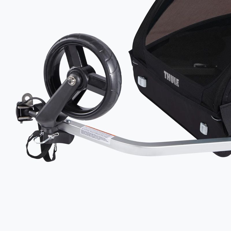 Thule Coaster XT Bike Trailer+Stroll Zwei-Personen-Fahrradanhänger schwarz 10101810 4