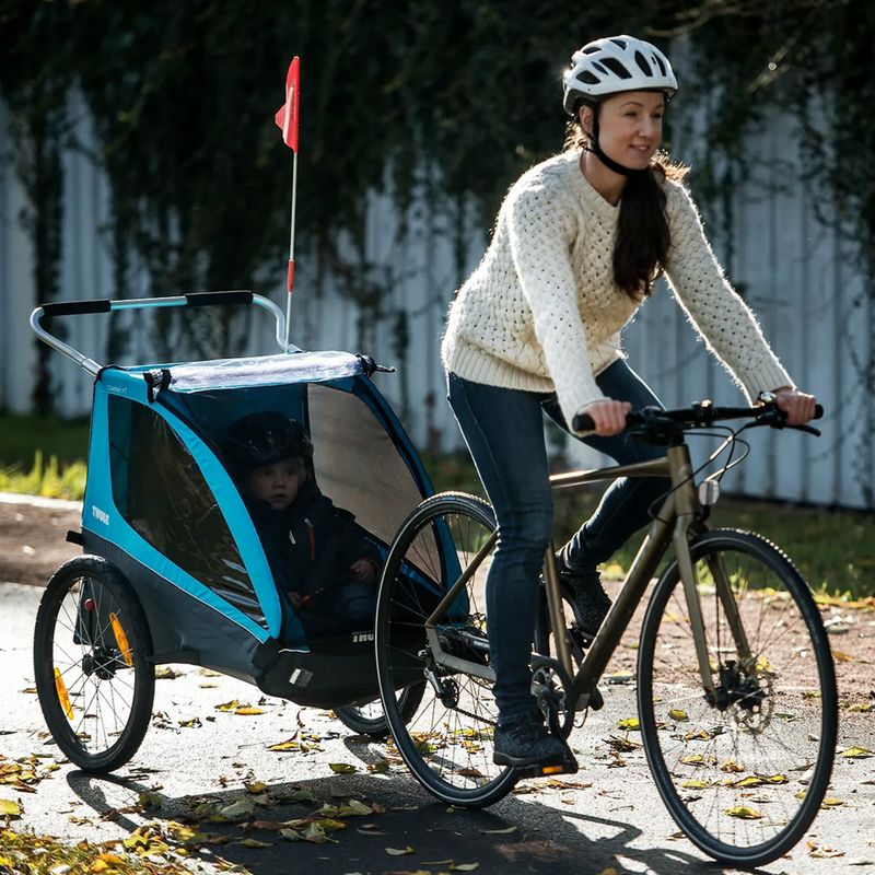 Thule Coaster XT Bike Trailer+Stroll Zwei-Personen-Fahrradanhänger schwarz 10101810 6