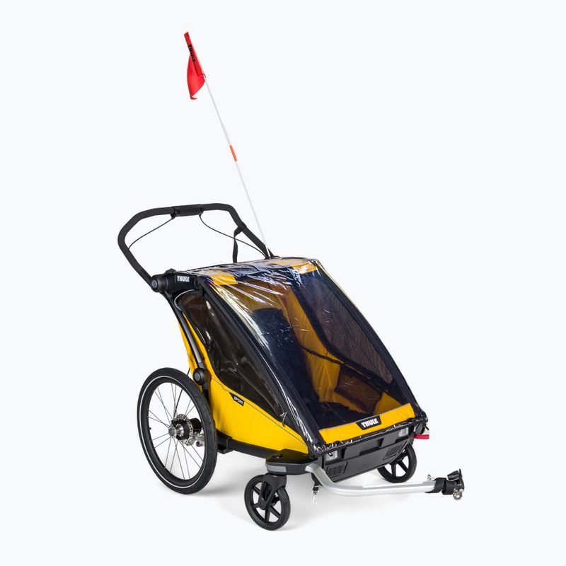 Thule Chariot Sport Doppel-Fahrradanhänger gelb 10201024