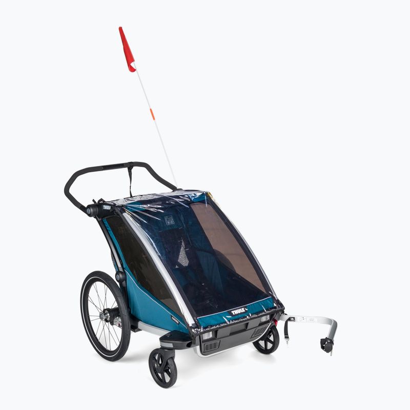 Thule Chariot Cross Doppel-Fahrradanhänger blau 10202023